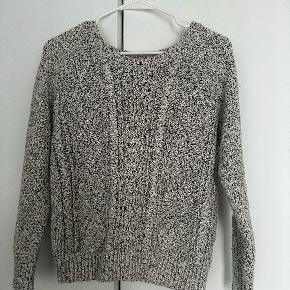 Garage Black and White Knit Sweater